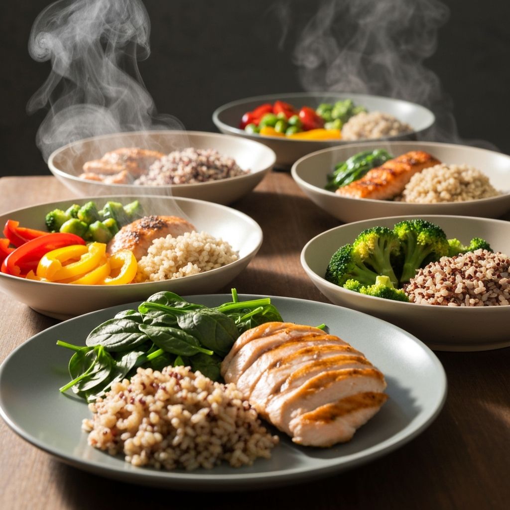 Prepared healthy meals